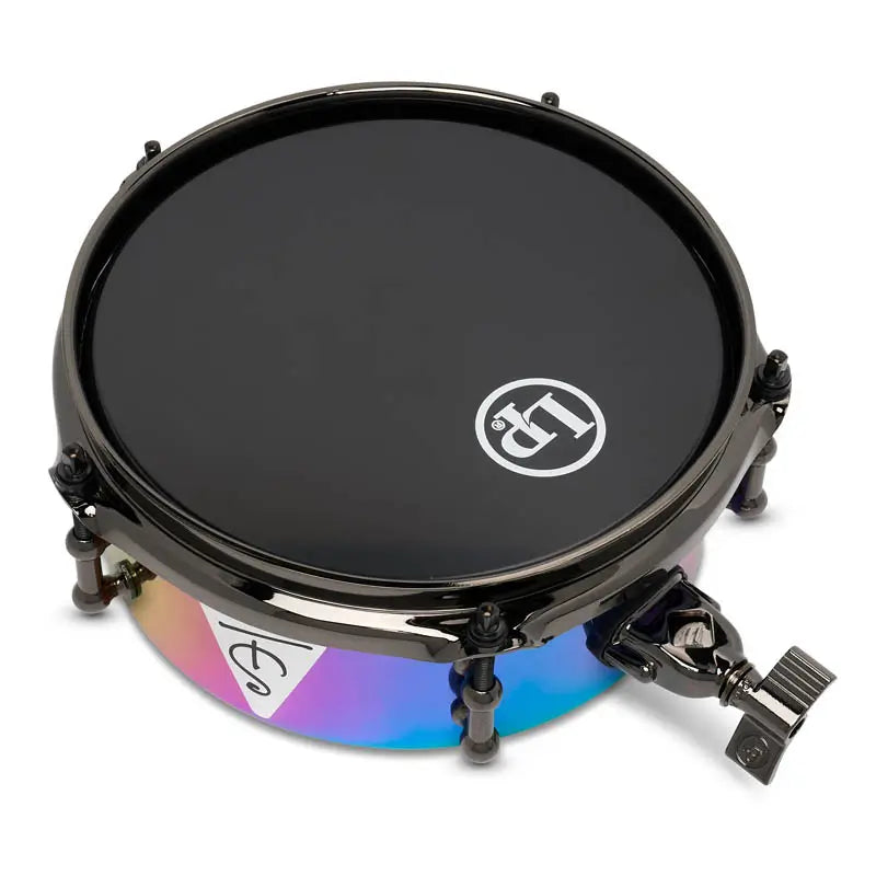 LP Tony Succar Micro Snare Drum 8" Rainbow w/Black Nickel Hw