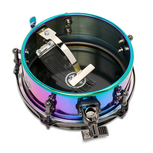 LP Tony Succar Micro Snare Drum 8" Rainbow w/Black Nickel Hw