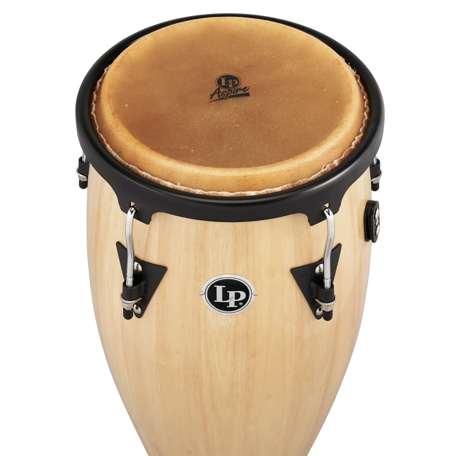 LP Aspire Wood Congas Set w/Double Stand Natural Finish - Drum Center Of Portsmouth