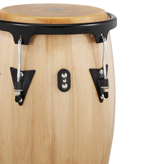 LP Aspire Wood Congas Set w/Double Stand Natural Finish - Drum Center Of Portsmouth
