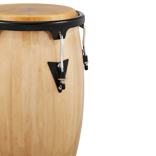 LP Aspire Wood Congas Set w/Double Stand Natural Finish - Drum Center Of Portsmouth