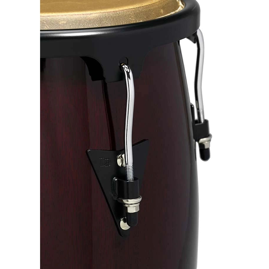 LP Aspire Wood Congas Set w/Double Stand Dark Wood Finish - Drum Center Of Portsmouth