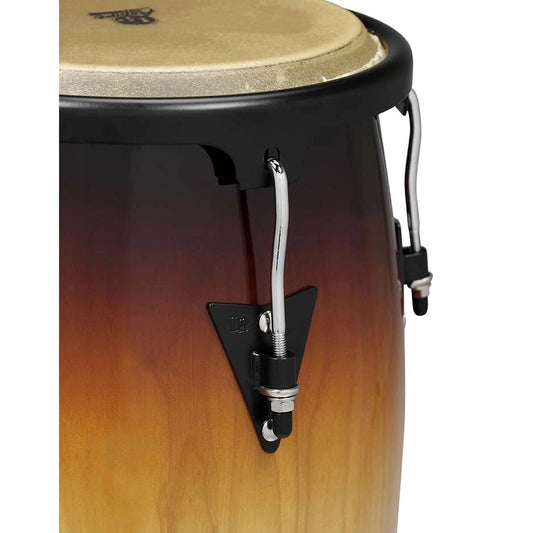 LP Aspire Wood Congas Set w/Double Stand - Vintage Sunburst Finish - Drum Center Of Portsmouth