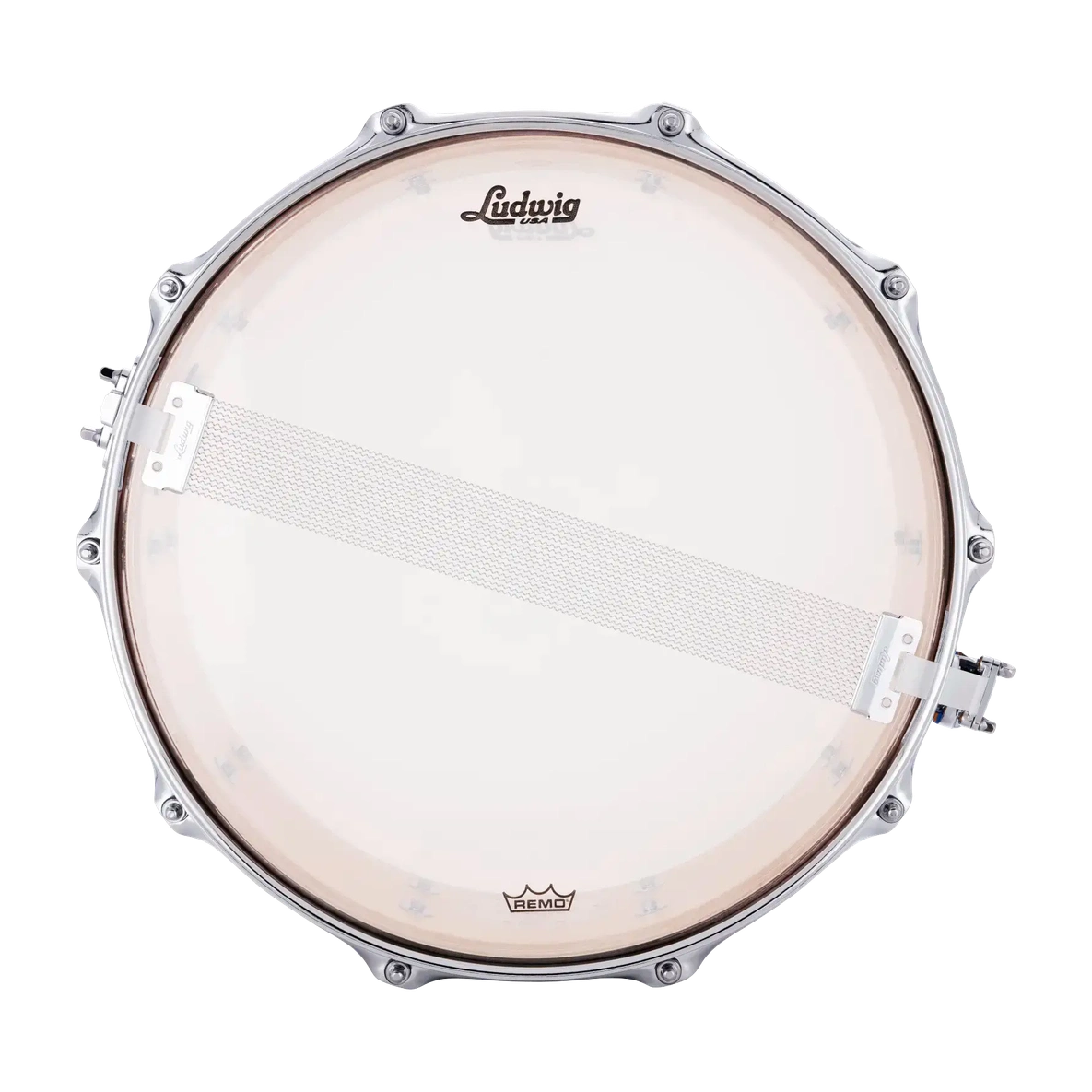 Ludwig Classic Maple Snare Drum 14x5 Gold/Blue/Gold Tri-Band - Drum Center Of Portsmouth