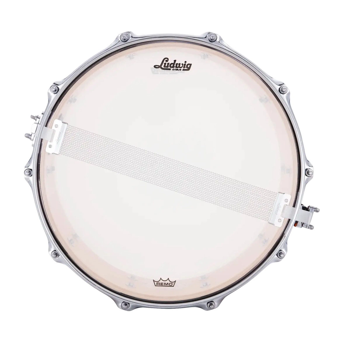 Ludwig Classic Maple Snare Drum 14x5 Red/Gold/Red Tri-Band - Drum Center Of Portsmouth