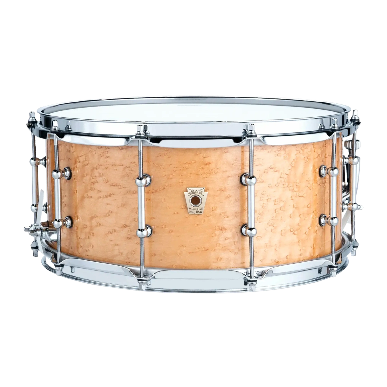 Ludwig Classic Maple Exotic Select Snare Drum 14x6.5 Birdseye Maple - Drum Center Of Portsmouth