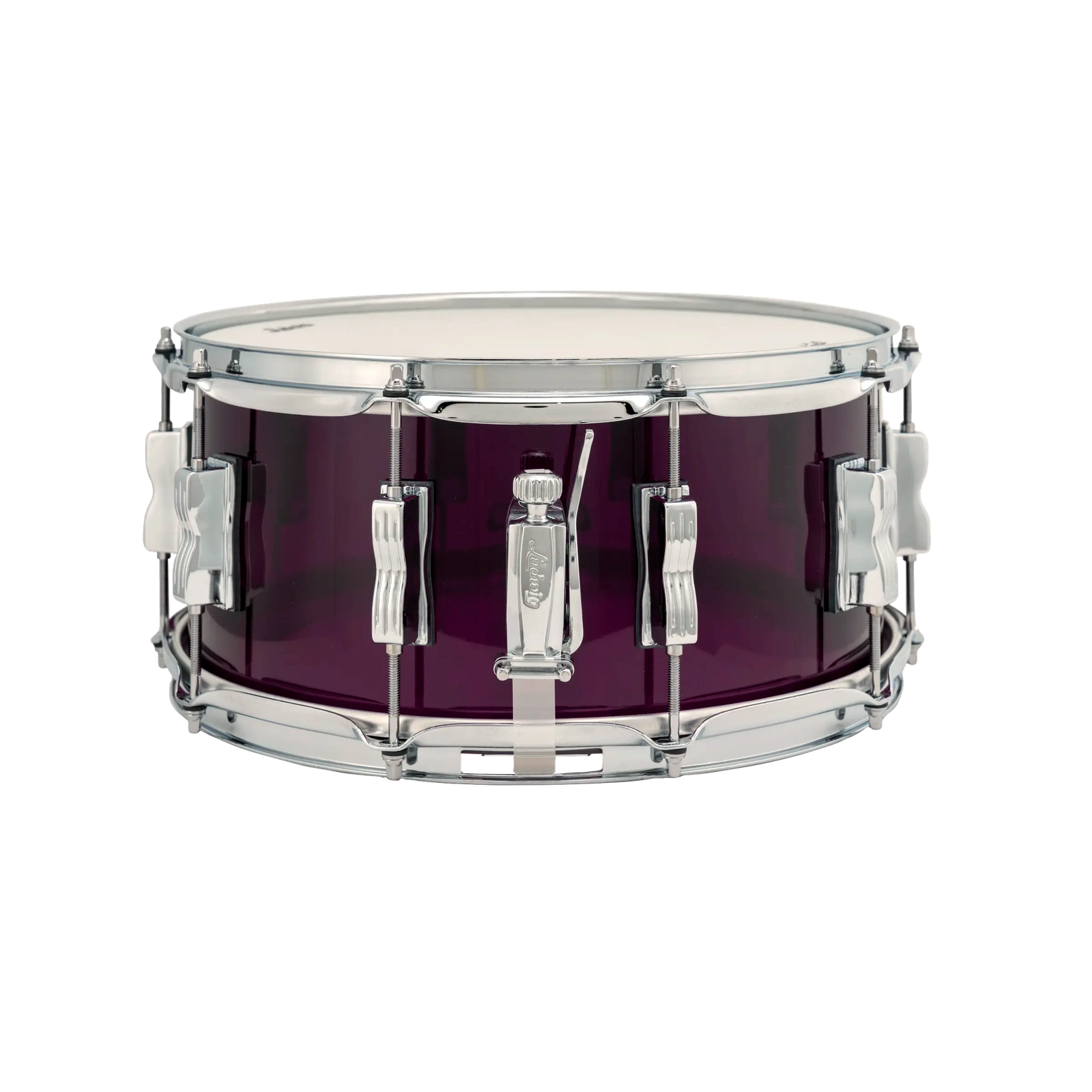 Ludwig Vistalite Snare Drum w/P88 Strainer 14x6.5 Purple - Drum Center Of Portsmouth