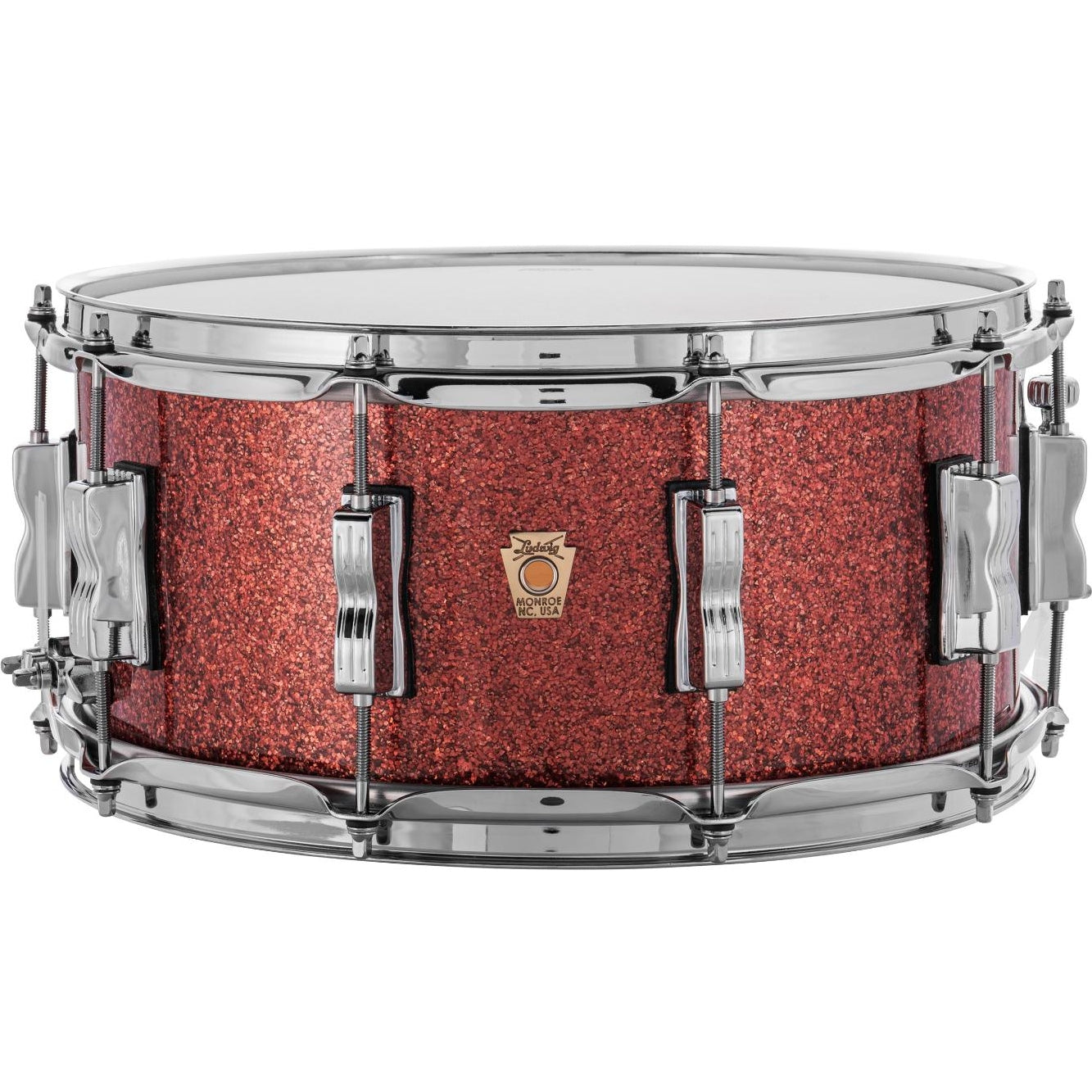 Ludwig Classic Maple Snare Drum 14x6.5 Hybrid Copper Sparkle - Drum Center Of Portsmouth
