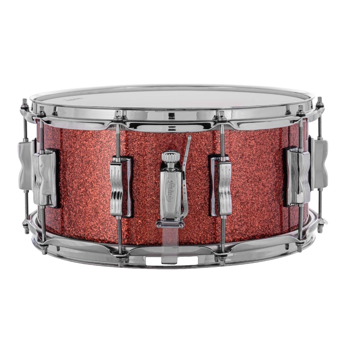 Ludwig Classic Maple Snare Drum 14x6.5 Hybrid Copper Sparkle - Drum Center Of Portsmouth