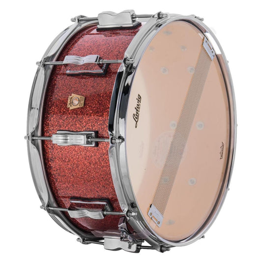 Ludwig Classic Maple Snare Drum 14x6.5 Hybrid Copper Sparkle - Drum Center Of Portsmouth