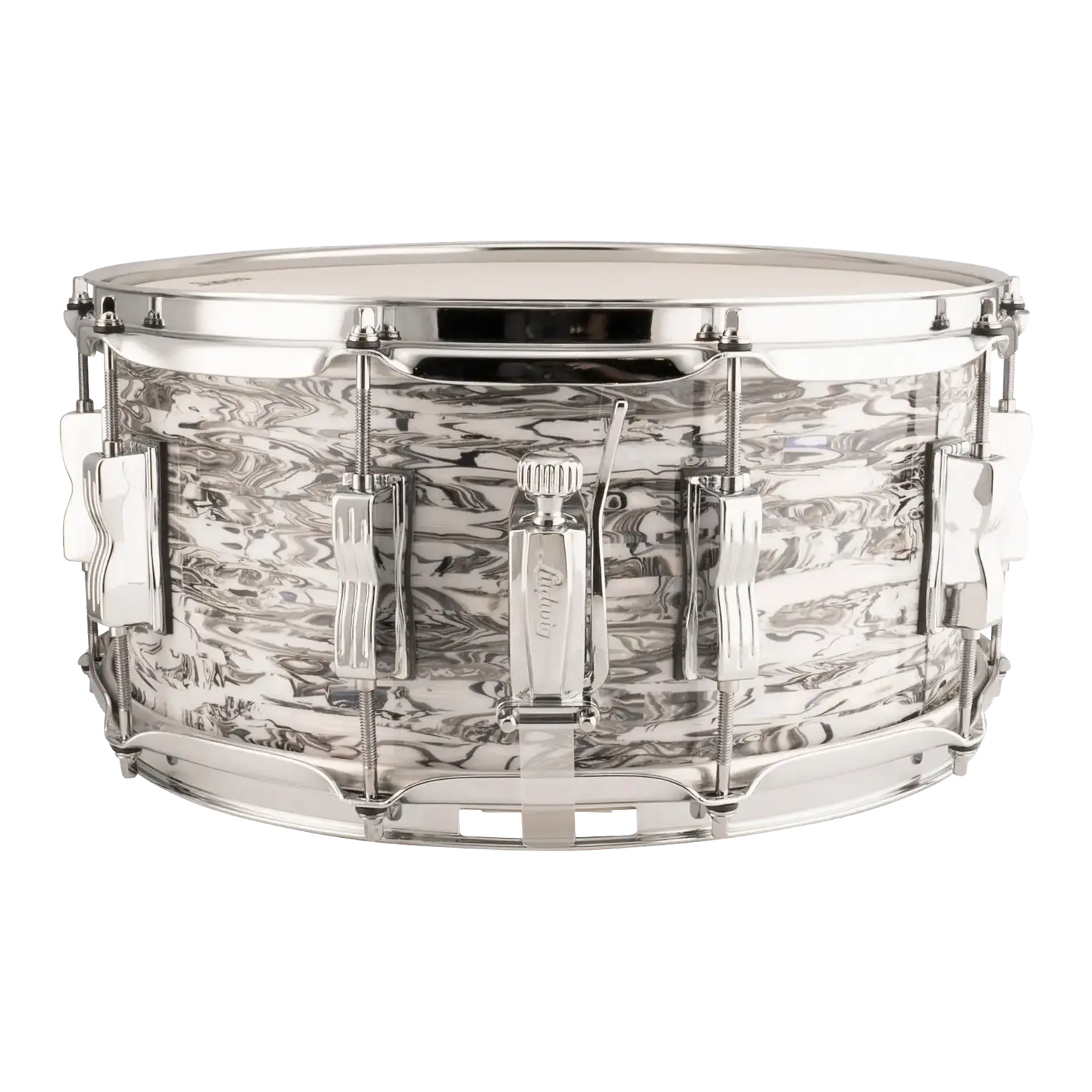 Ludwig Classic Maple Snare Drum 14x6.5 White Abalone - Drum Center Of Portsmouth