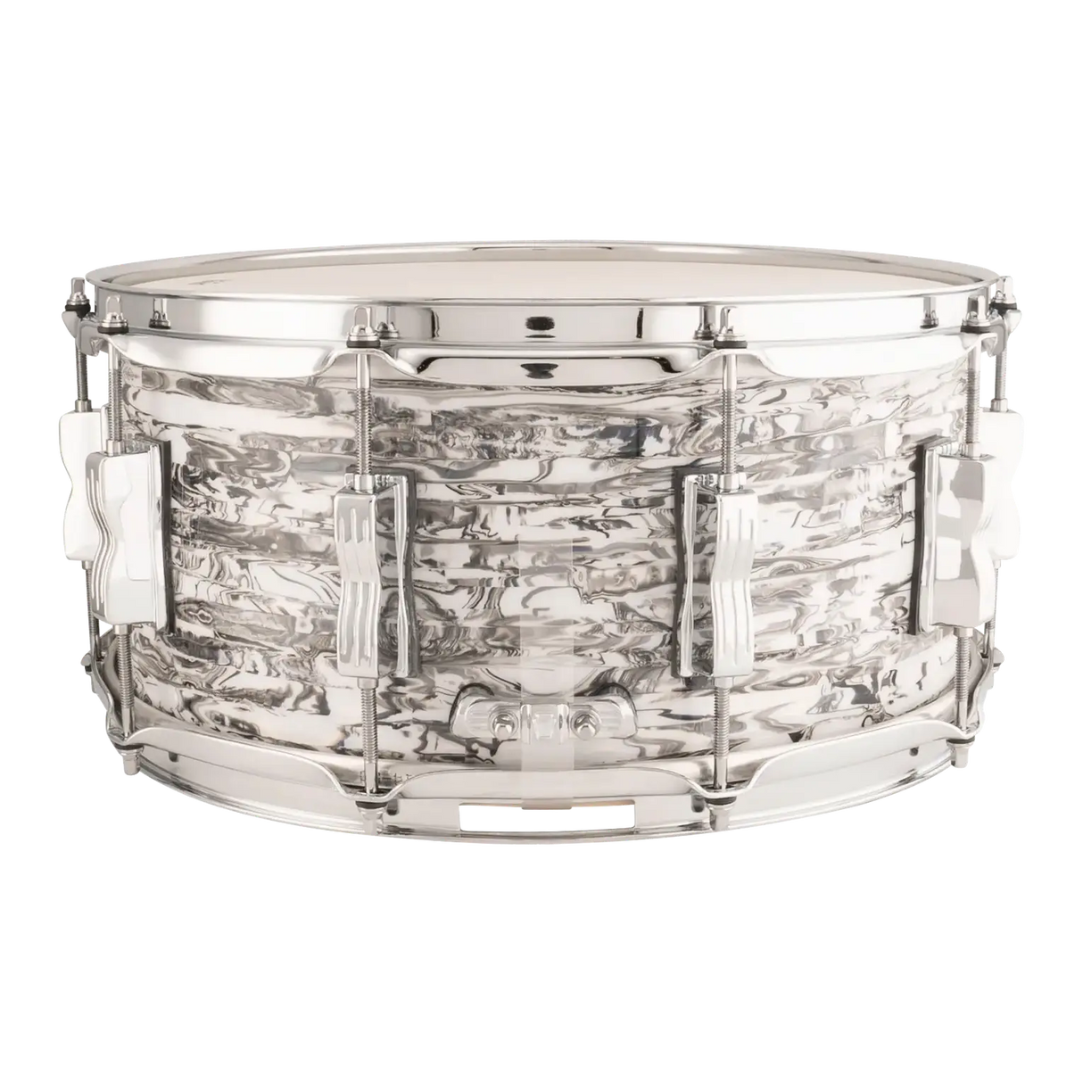 Ludwig Classic Maple Snare Drum 14x6.5 White Abalone - Drum Center Of Portsmouth