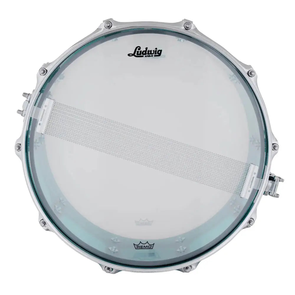 EMBARGOED - ACTIVATE OCT 1 - Ludwig Vistalite Snare Drum 14x5 Teal - Drum Center Of Portsmouth