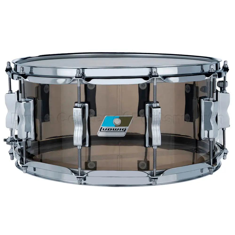 Ludwig Vistalite Snare Drum w/P88 Strainer 14x6.5 Bronze - Drum Center Of Portsmouth