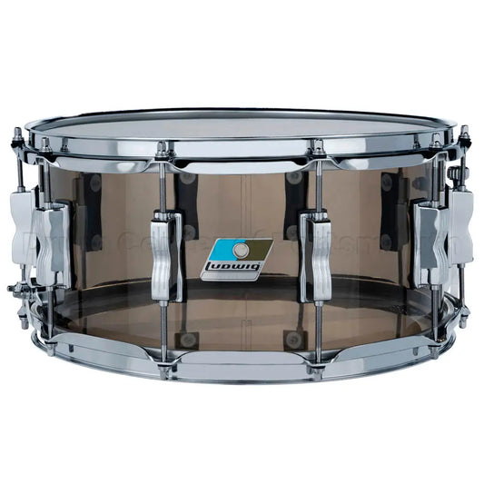Ludwig Vistalite Snare Drum w/P88 Strainer 14x6.5 Bronze - Drum Center Of Portsmouth