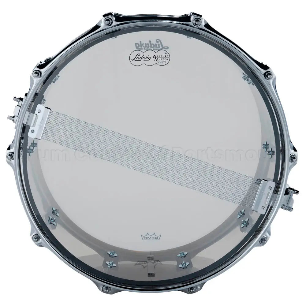 Ludwig Vistalite Snare Drum w/P88 Strainer 14x6.5 Bronze - Drum Center Of Portsmouth