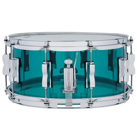 EMBARGOED - ACTIVATE OCT 1 - Ludwig Vistalite Snare Drum 14x6.5 Teal - Drum Center Of Portsmouth