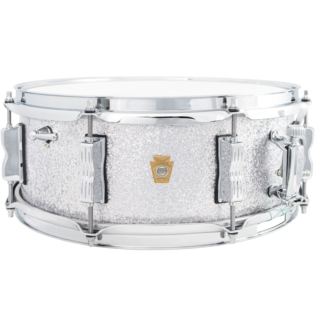 Ludwig Legacy Maple Snare Drum 14x5.5 Silver Sparkle - Drum Center Of Portsmouth
