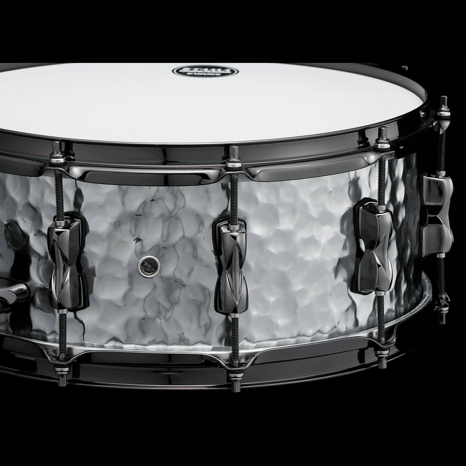 EMBARGOED UNTIL JAN 10 - Tama SLP Expressive Hammered Steel Snare Drum 14x6 - Drum Center Of Portsmouth