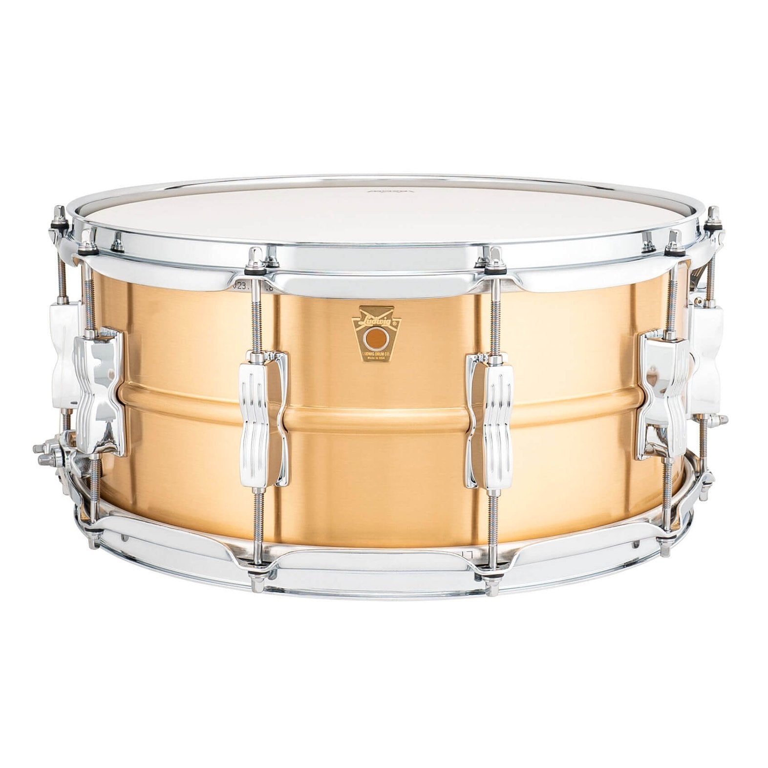 Ludwig LZ654BM Acro Bronze Snare Drum 14x6.5 w/P86CH