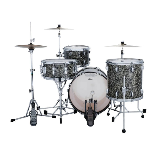 Ludwig Classic Maple 3pc Downbeat Drum Set Moss Green - Drum Center Of Portsmouth