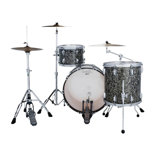 Ludwig Classic Maple 3pc Pro Beat Drum Set Moss Green - Drum Center Of Portsmouth