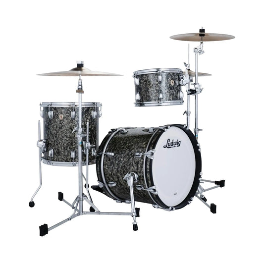 Ludwig Classic Maple 3pc Jazzette Drum Set Moss Green - Drum Center Of Portsmouth