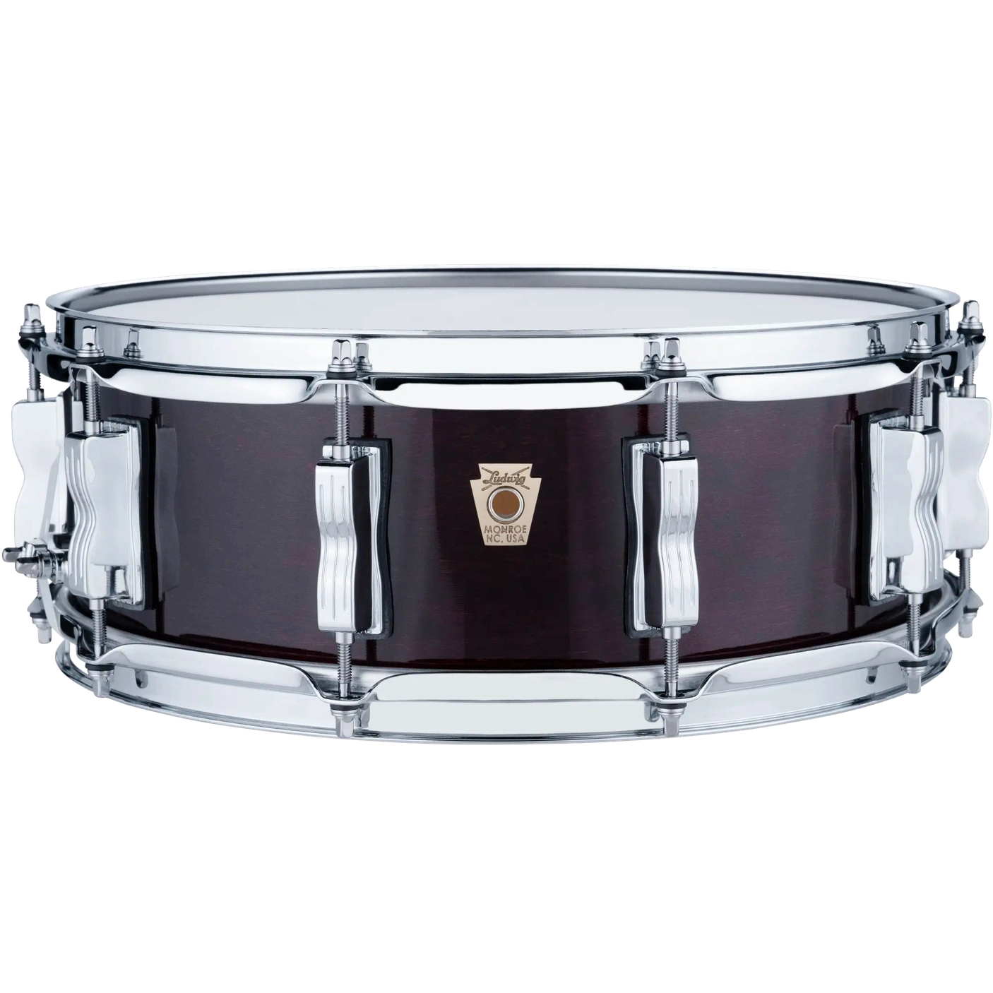 Ludwig Classic Maple Snare Drum 14x5 Mahogany Stain - Drum Center Of Portsmouth