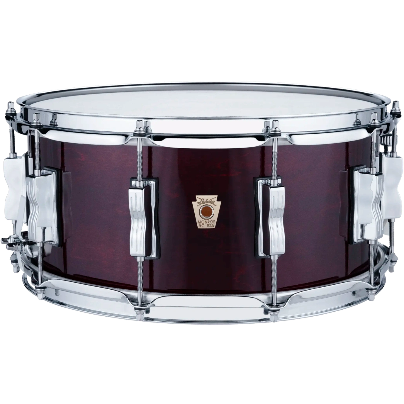 Ludwig Classic Maple Snare Drum 14x6.5 Cherry - Drum Center Of Portsmouth