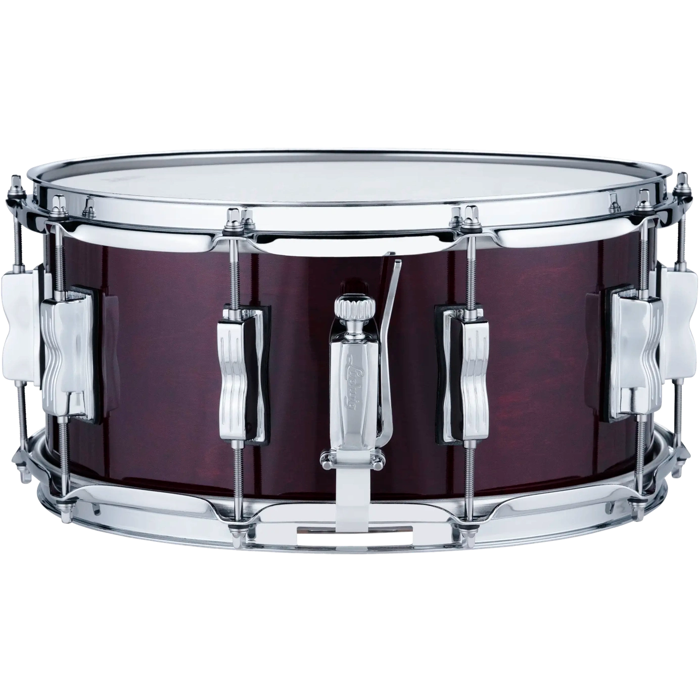 Ludwig Classic Maple Snare Drum 14x6.5 Cherry - Drum Center Of Portsmouth