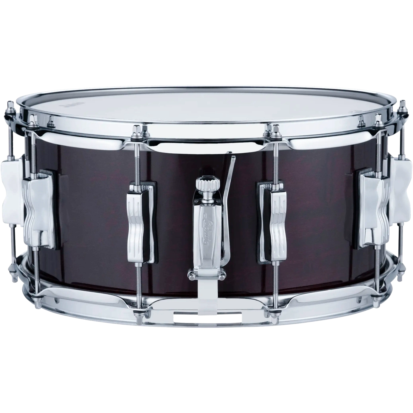 Ludwig Classic Maple Snare Drum 14x6.5 Mahogany Stain - Drum Center Of Portsmouth