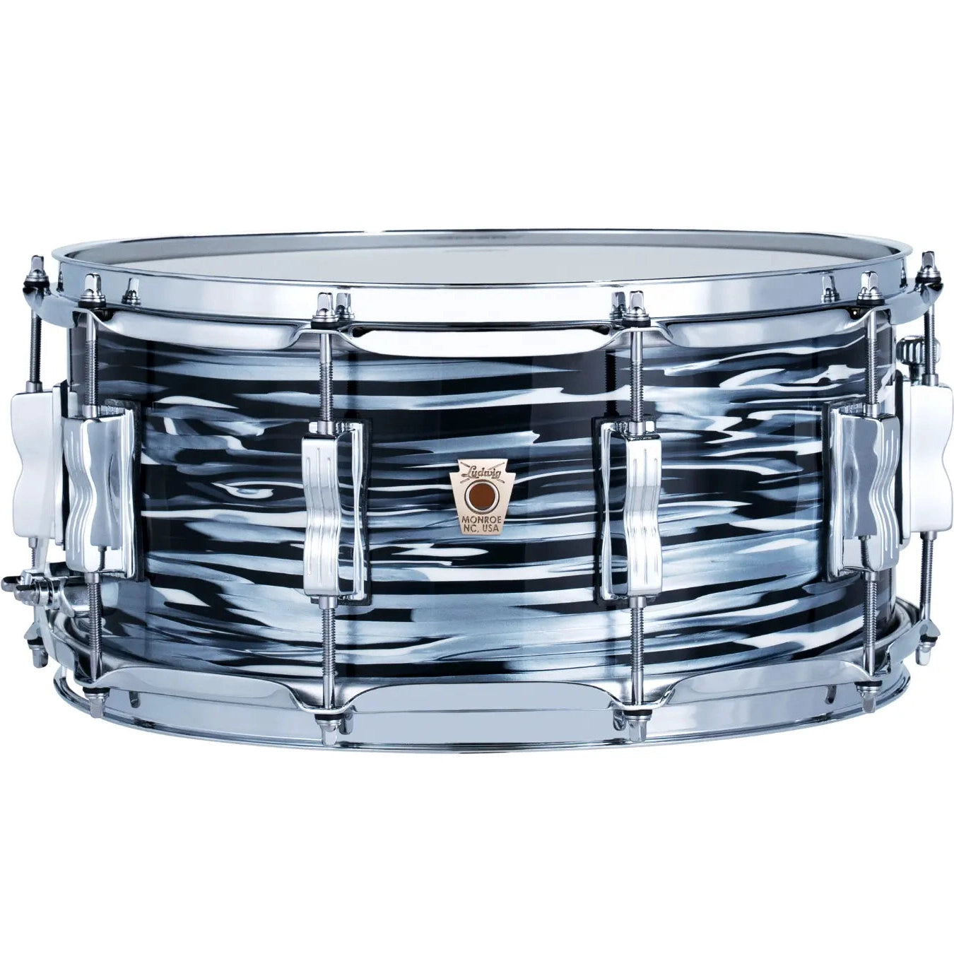 Ludwig Classic Maple Snare Drum 14x6.5 70s Black Oyster - Drum Center Of Portsmouth