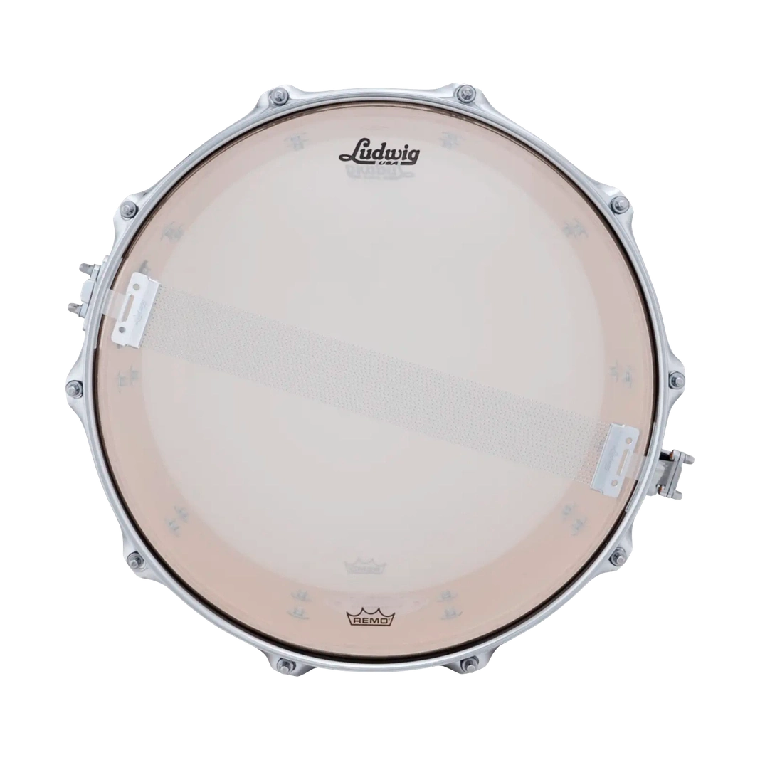 Ludwig Classic Maple Snare Drum 14x6.5 Gold/Blue/Gold Tri-Band - Drum Center Of Portsmouth