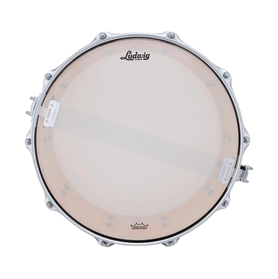 Ludwig Classic Maple Snare Drum 14x6.5 Red/Gold/Red Tri-Band - Drum Center Of Portsmouth