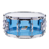 Ludwig Vistalite Snare Drum w/P88 Strainer Blue 14x6.5 - Drum Center Of Portsmouth