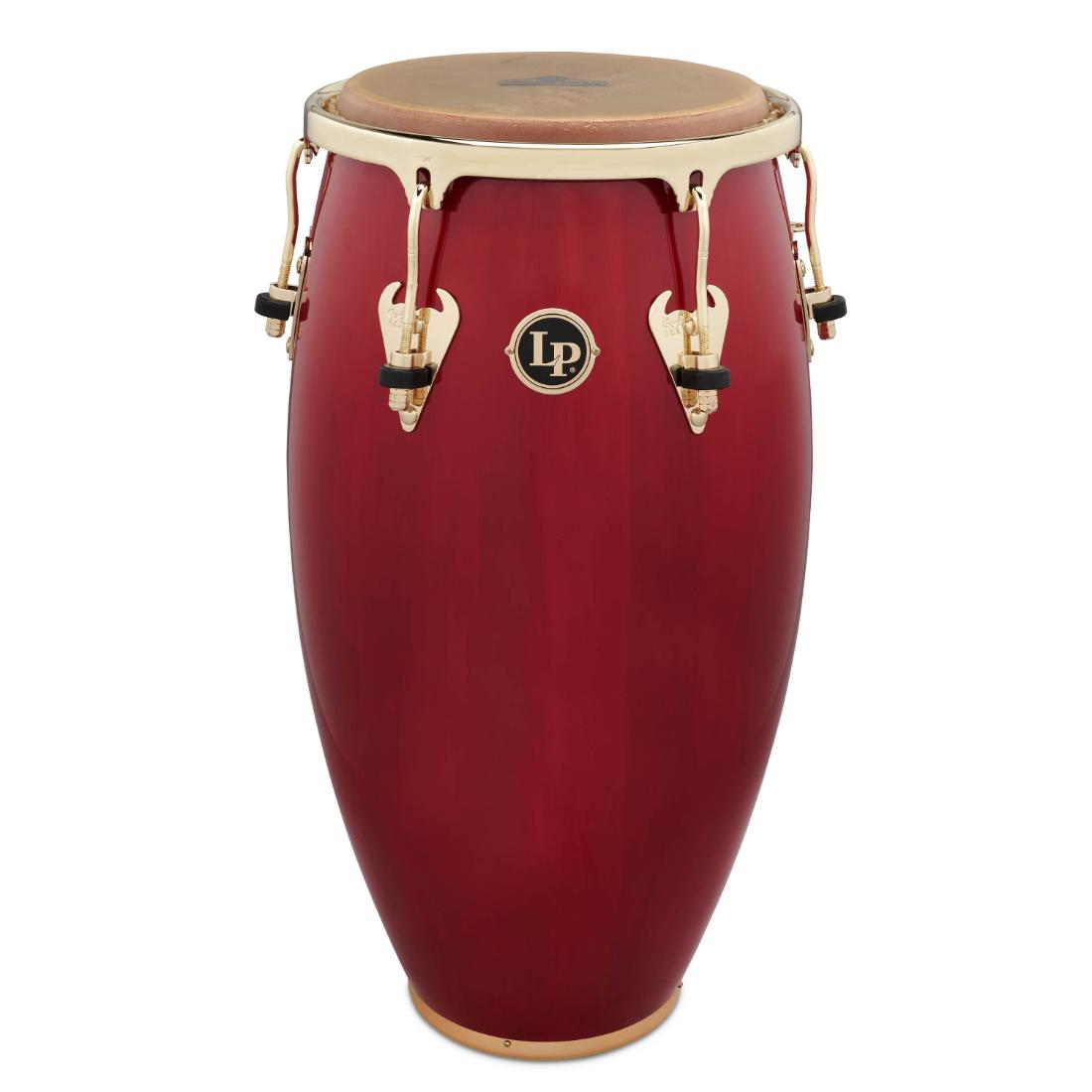 LP Matador Wood Conga 11 3/4" Red w/Gold Hardware - Drum Center Of Portsmouth