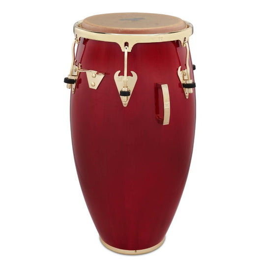 LP Matador Wood Conga 11 3/4" Red w/Gold Hardware - Drum Center Of Portsmouth