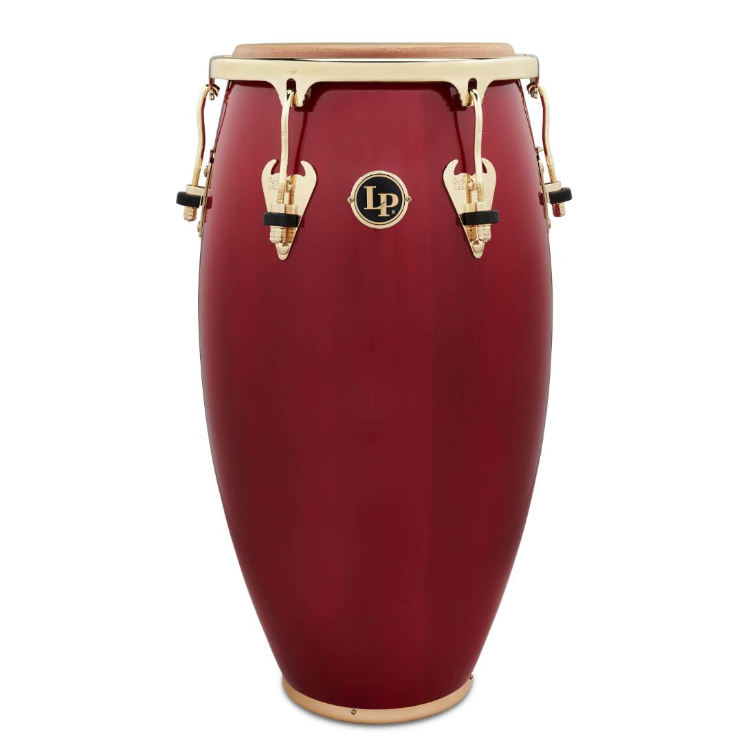 LP Matador Wood Conga 11 3/4" Red w/Gold Hardware - Drum Center Of Portsmouth