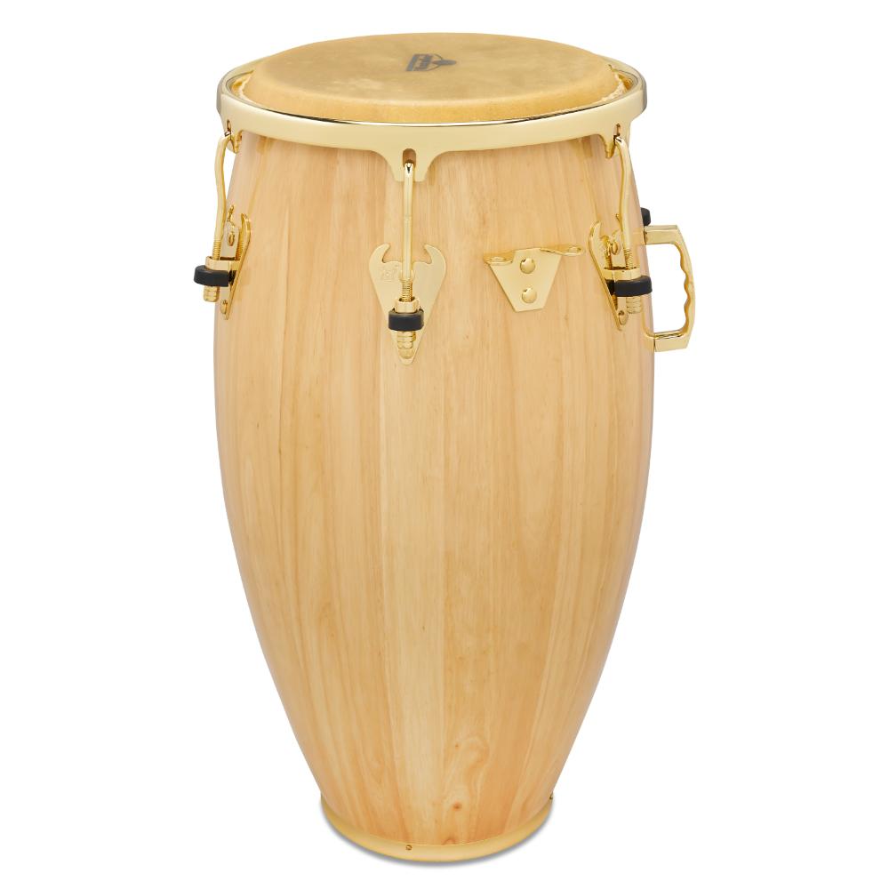 LP Matador Wood Tumbadora - Natural with Gold Hardware - Drum Center Of Portsmouth