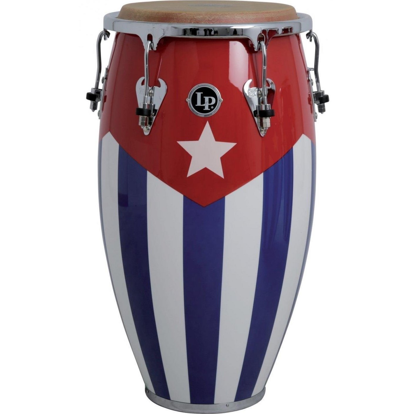 LP Matador 12 1/2Tumba Wood Cuban Flag - Drum Center Of Portsmouth