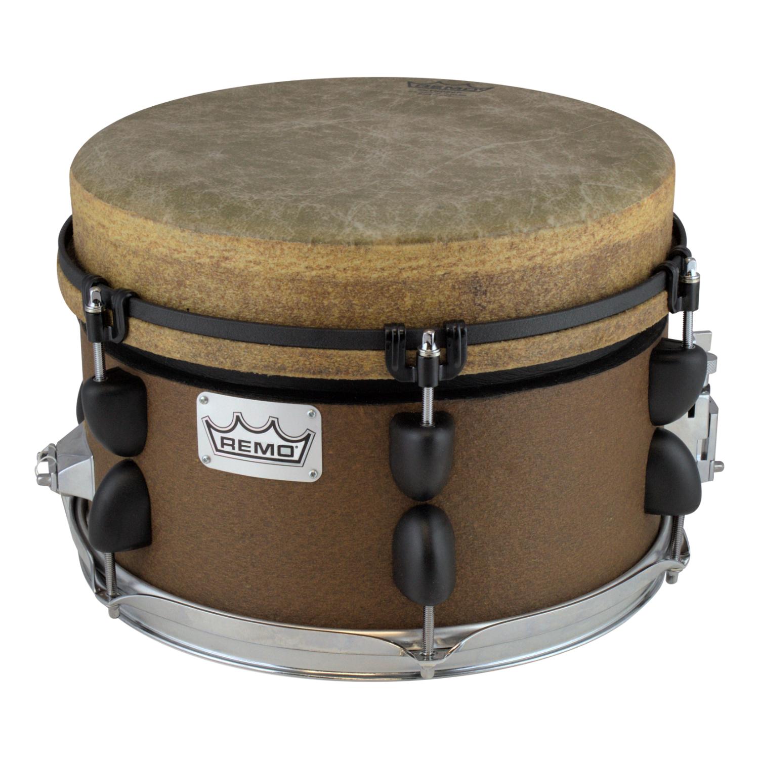 Remo Mondo Snare Drum 12x9 Brown Earth - Drum Center Of Portsmouth