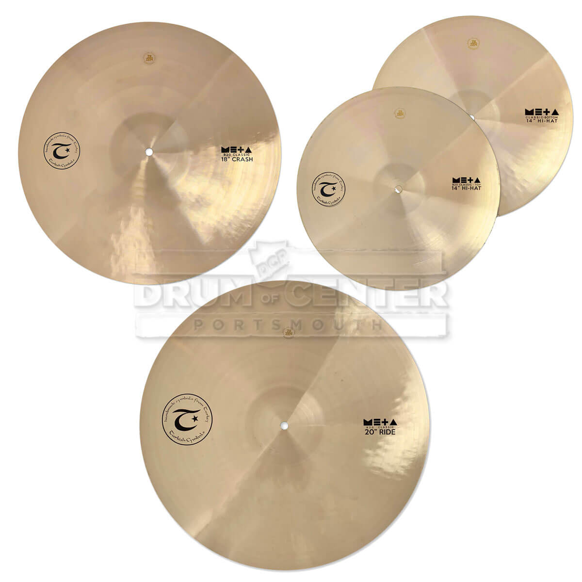 Turkish Meta Classic Cymbal Set 14/18/20 - Drum Center Of Portsmouth