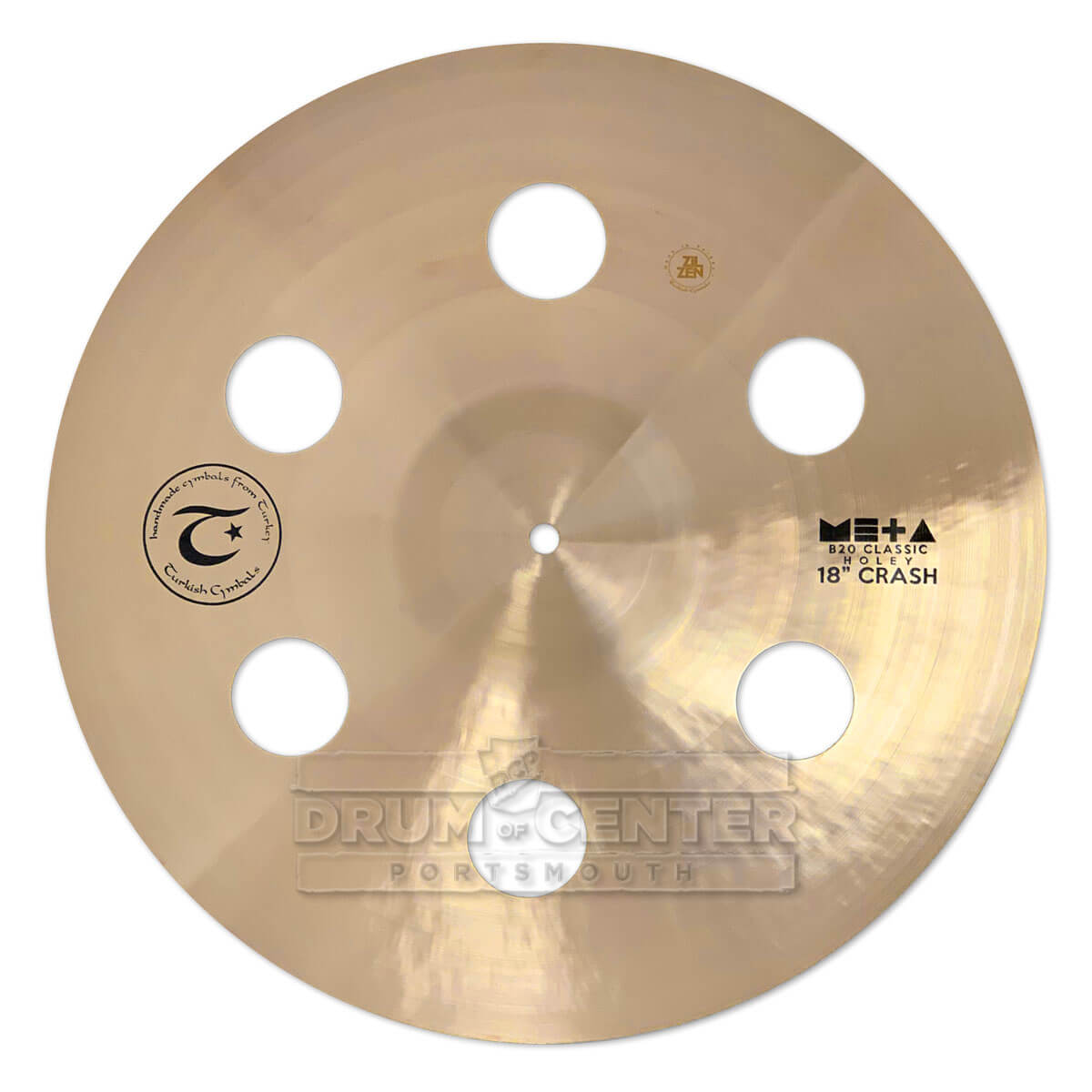 Turkish Meta Classic Crash Holey Cymbal 18" - Drum Center Of Portsmouth