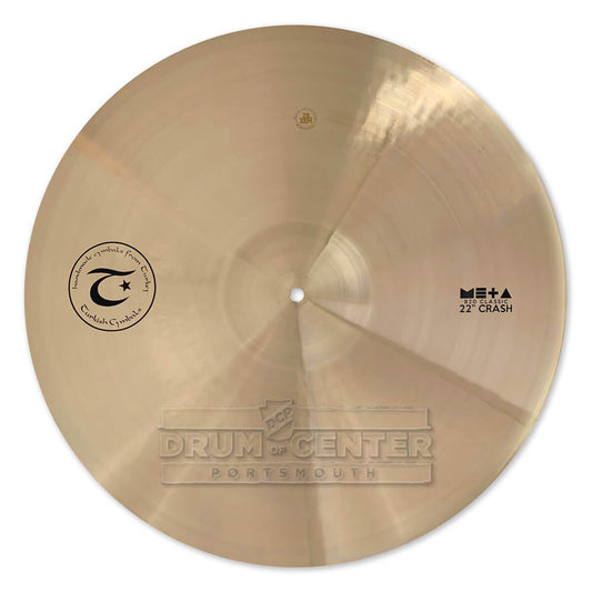 Turkish Meta Classic Crash Cymbal 22" - Drum Center Of Portsmouth