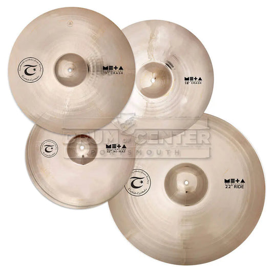 Turkish Meta Brilliant Cymbal Set 15/18/19/22 - Drum Center Of Portsmouth