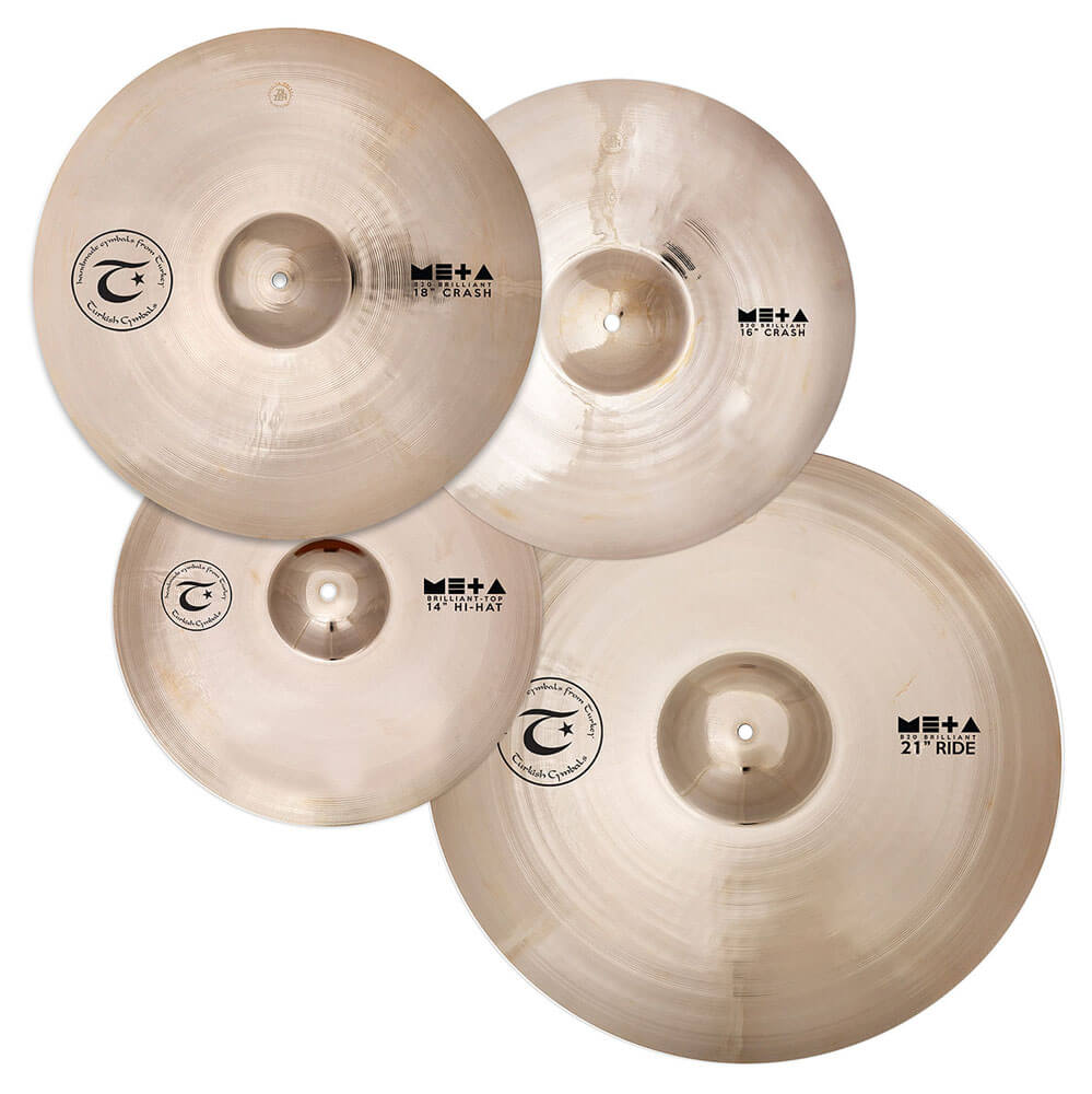 Turkish Meta Cymbal Set 14/16/18/21 - Drum Center Of Portsmouth
