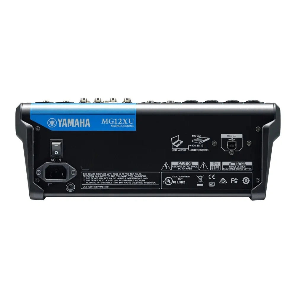 Yamaha MG12XU 12-Input 4-Bus Mixer w/Effects - Drum Center Of Portsmouth