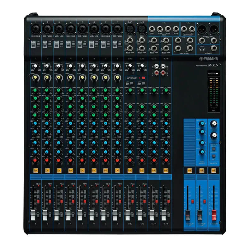 Yamaha MG16 16-input 6-Bus Mixer - Drum Center Of Portsmouth