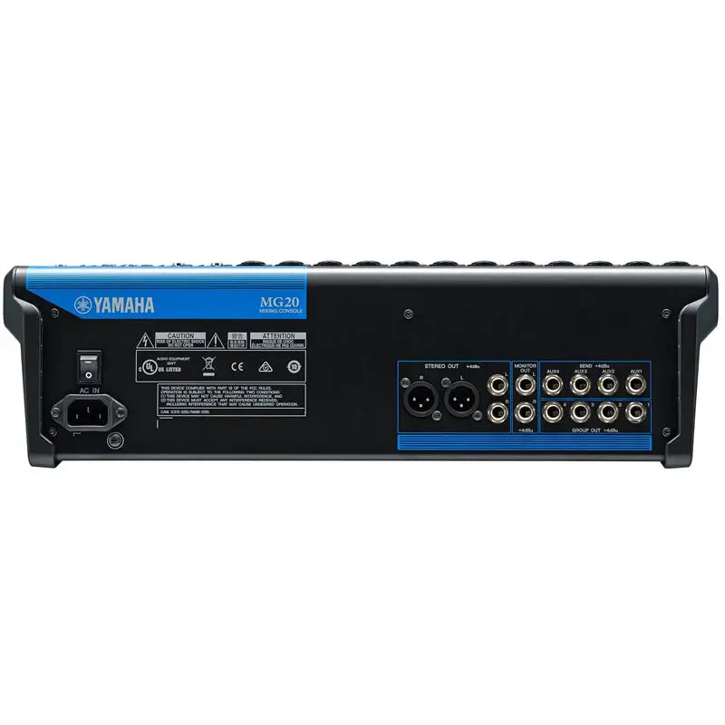 Yamaha MG20 20-input 6-Bus Mixer - Drum Center Of Portsmouth
