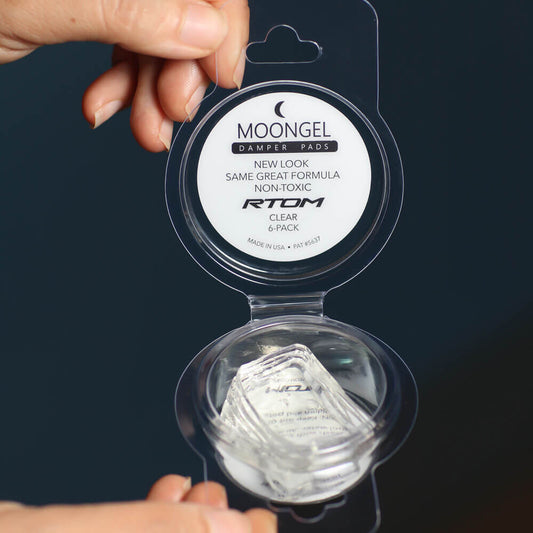 Moongel Drum Dampeners Clear 6-pack - Drum Center Of Portsmouth